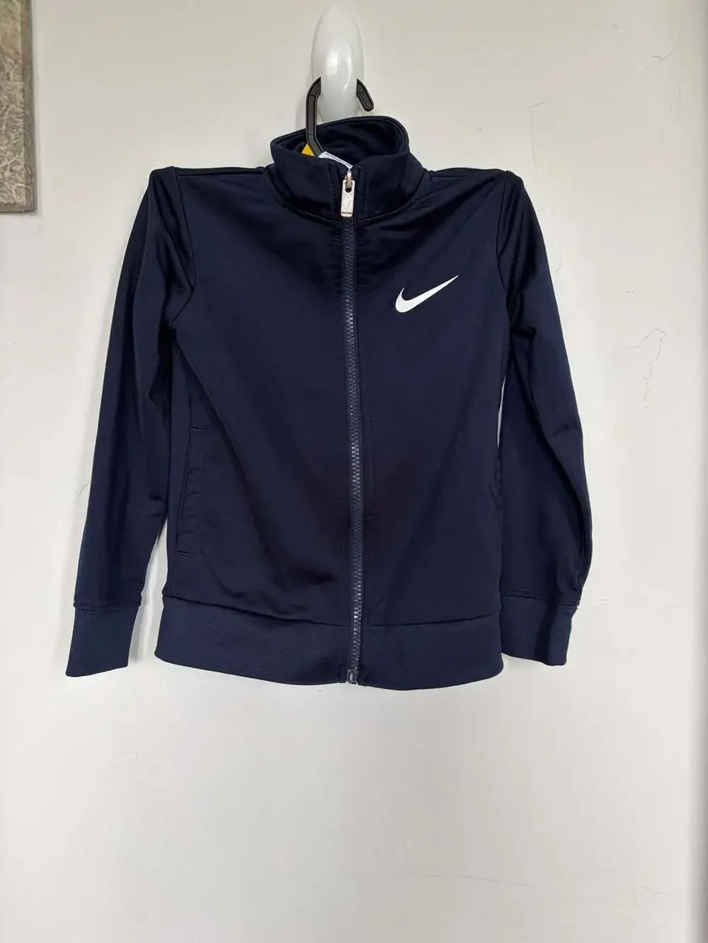 Nike Girls Navy Full-Zip Track Jacket Size XS (3-4 Years)